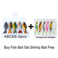 Fish Bait + Shrimp Bait（11pcs）