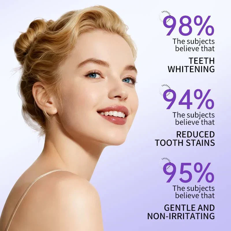 💜Purple Teeth Whitening Strips - Safe for Enamel✨🦷