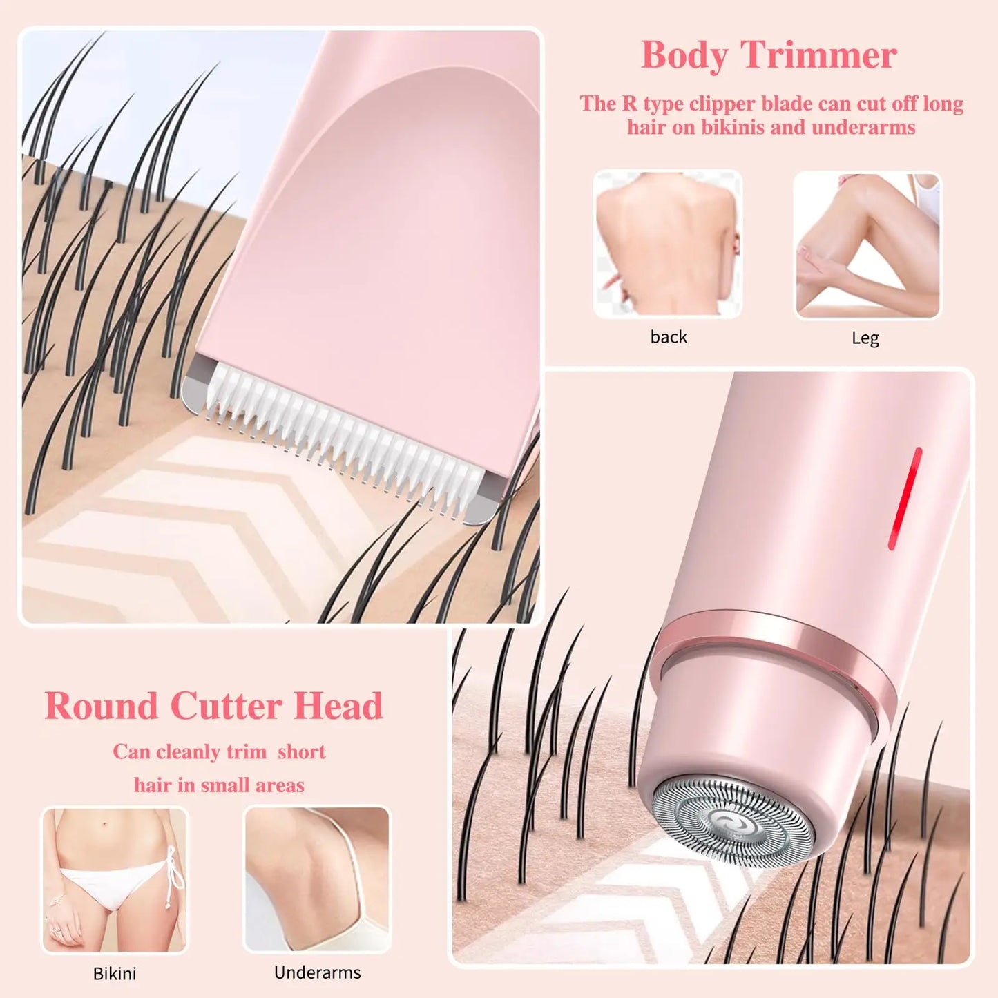 🔥2025 Hot Sales-50% OFF 2-in-1 BBOJI™Hair Remover & Trimmer
